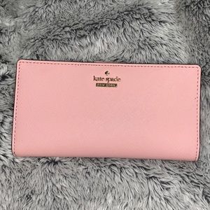 Pink Kate Spade Laurel Way Stacy Wallet!